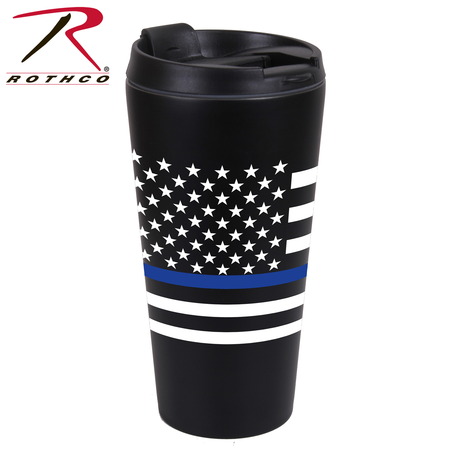 Travel Mug-Thin Blue Line